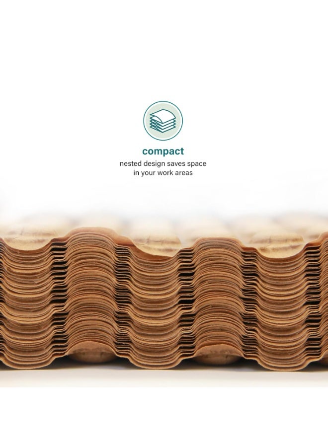 Bukela Paper Bubble Wrap Sheets for Packing, Moving, & Shipping, 12" x 12" x 250', Eco-Friendly Kraft Bubble Paper, Recyclable Cushioning Wrap - Image 3